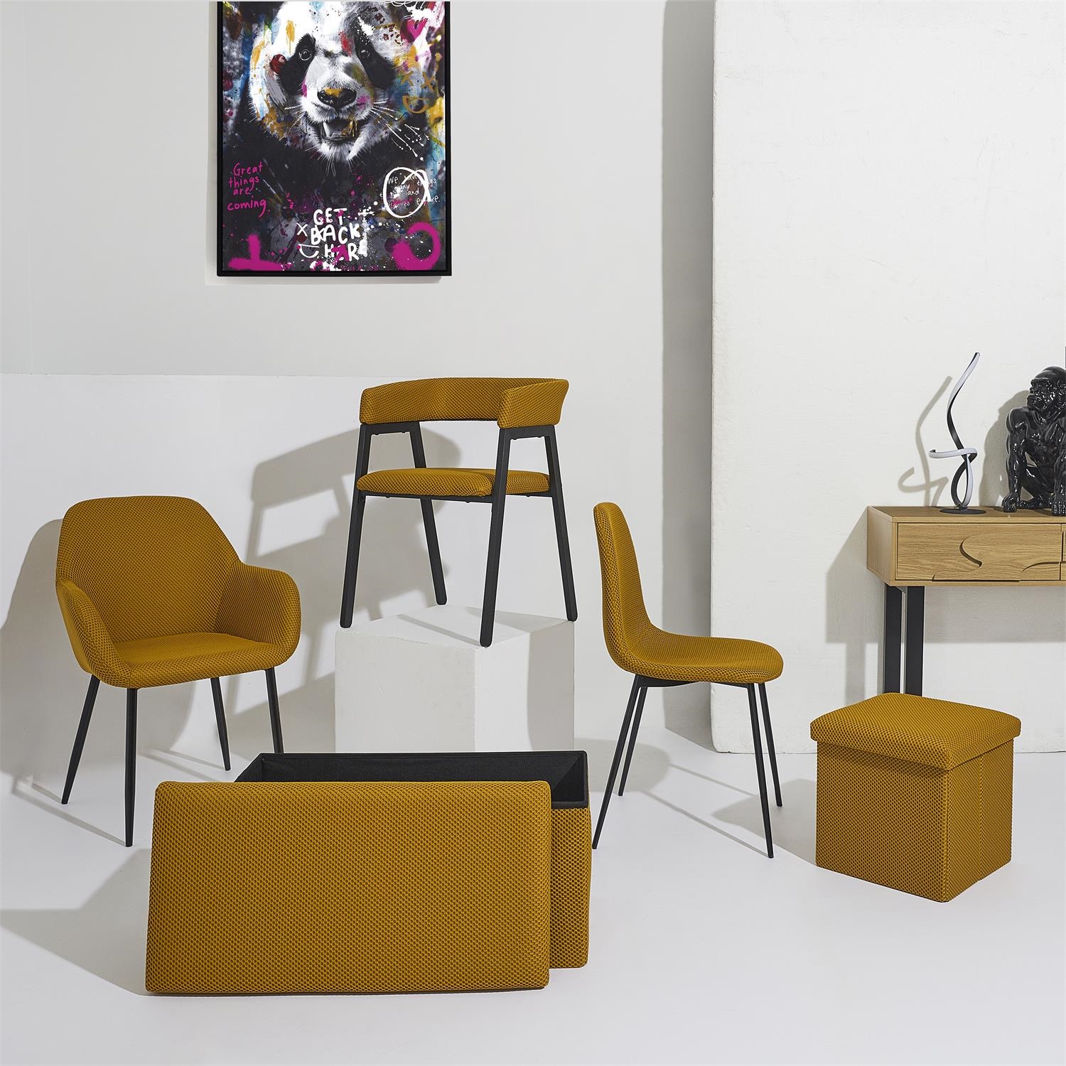 Krzesło Pori żółte - obrazek 7