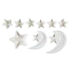 Zestaw 9 naczyń do serwowania Starry Night biały