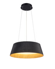 Lampa wisząca FRILL LED czarna 45 cm