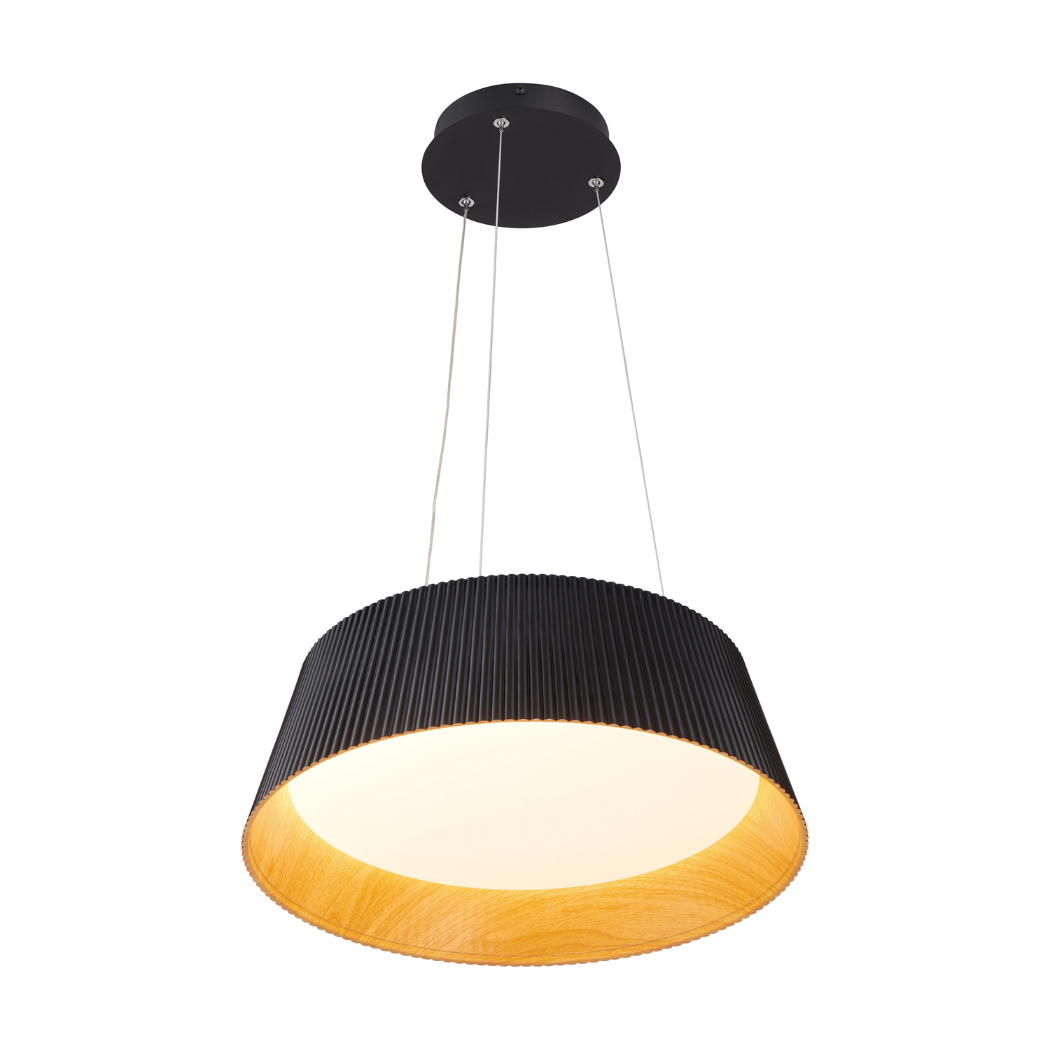 Lampa wisząca FRILL LED czarna 45 cm - obrazek 3