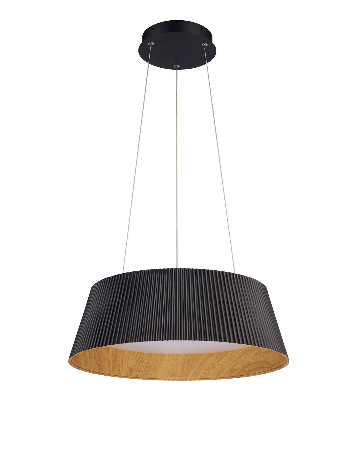 Lampa wisząca FRILL LED czarna 45 cm - obrazek 4