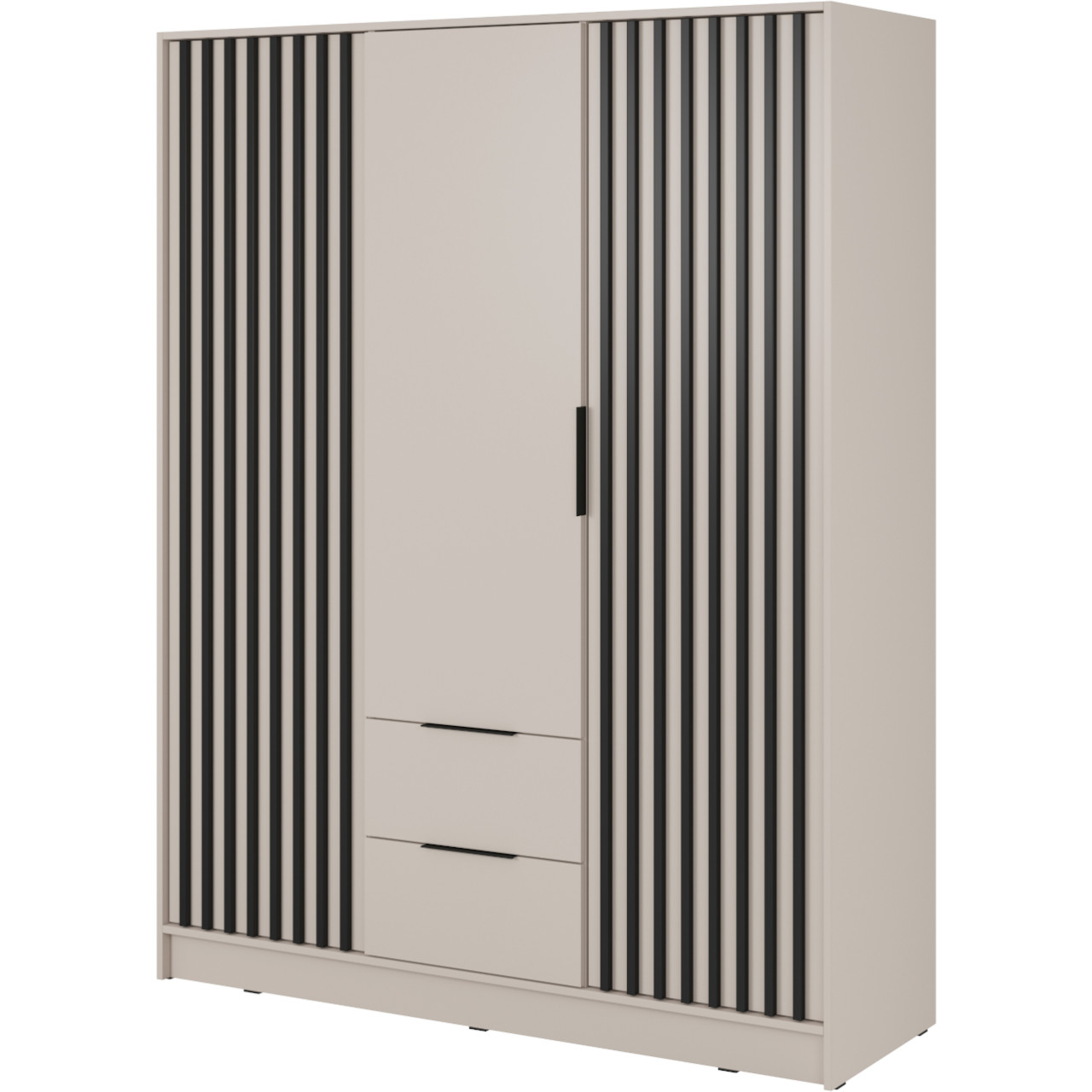 Szafa LAILA 3D kaszmir / czarny