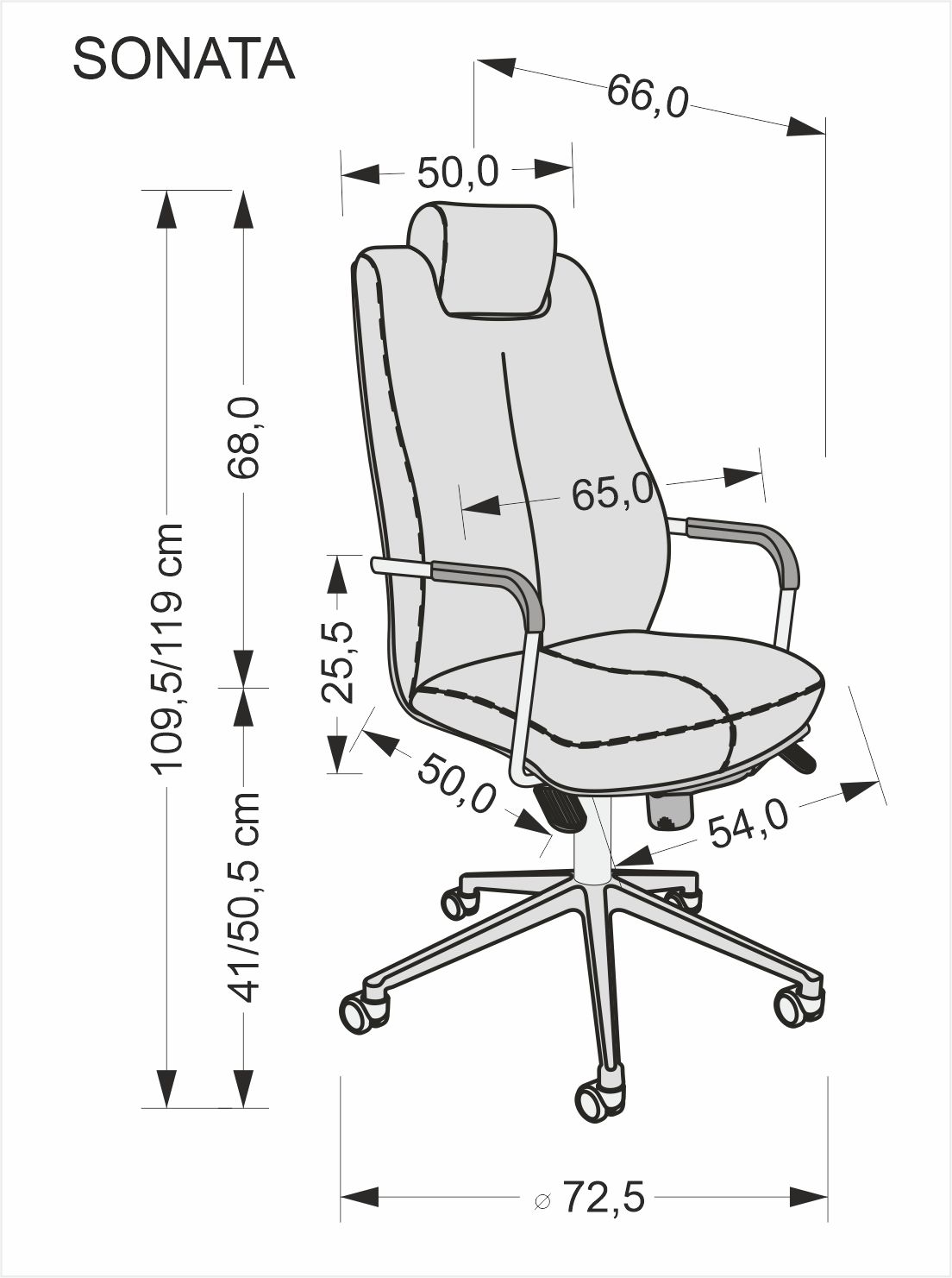 SONATA XXL fotel czarny - obrazek 3
