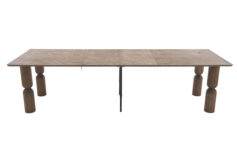 MELTON stół rozkładany 200-300x101x76 cm jasny orzech - obrazek 8