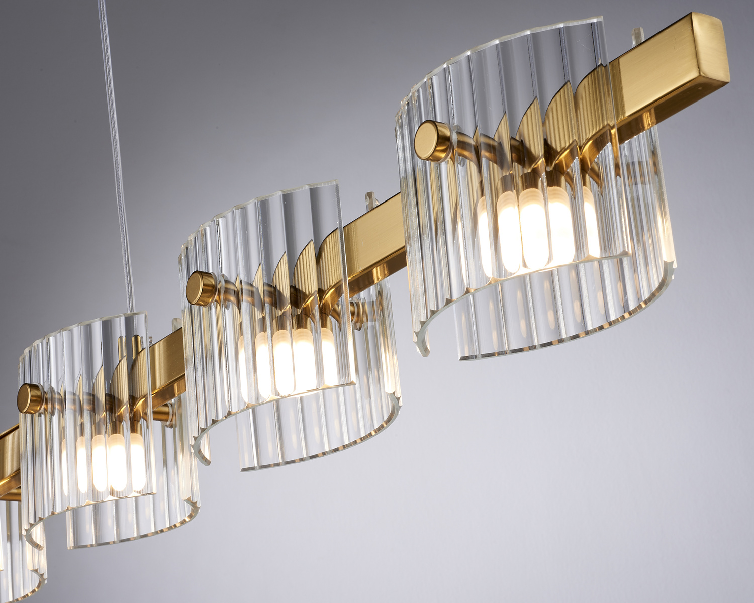 Lampa wisząca BACCIO LED złota 120 cm - obrazek 4