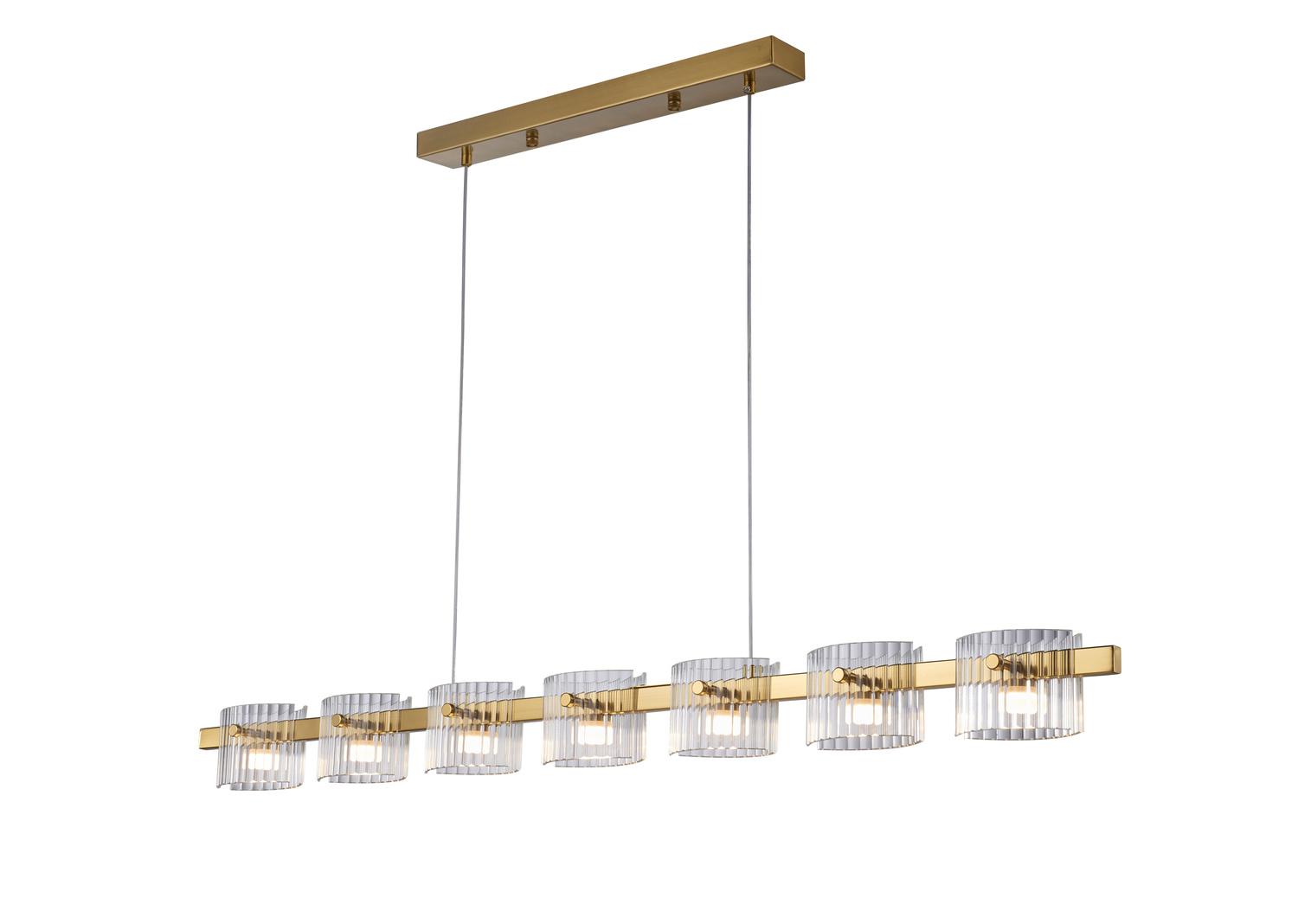 Lampa wisząca BACCIO LED złota 120 cm - obrazek 5