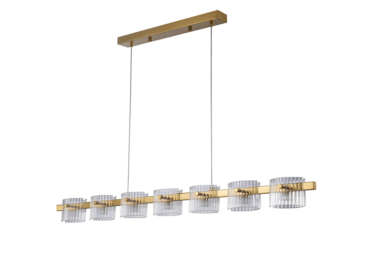 Lampa wisząca BACCIO LED złota 120 cm - obrazek 6