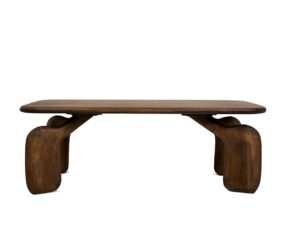 MaMaison stolik kawowy ORIZON brązowy / drewno