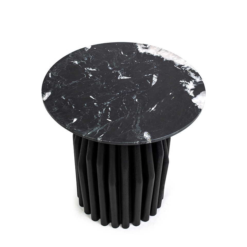MaMaison stolik LEVANTE czarny marmur / drewno - obrazek 3