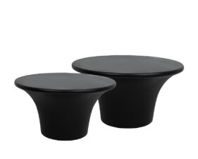 MaMaison zestaw stolików kawowych PODIUM czarny