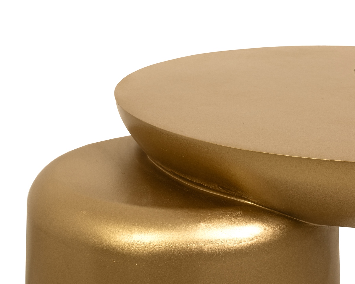 MaMaison stolik ELIAS złoty / drewno - obrazek 4