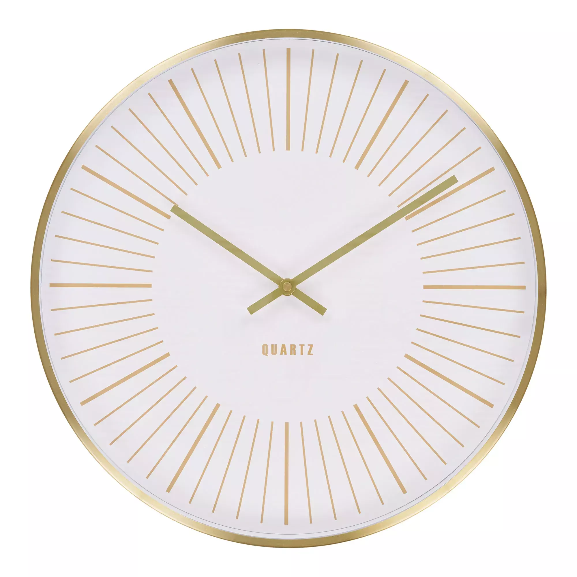 Zegar Takamaka 40cm złoty/biały