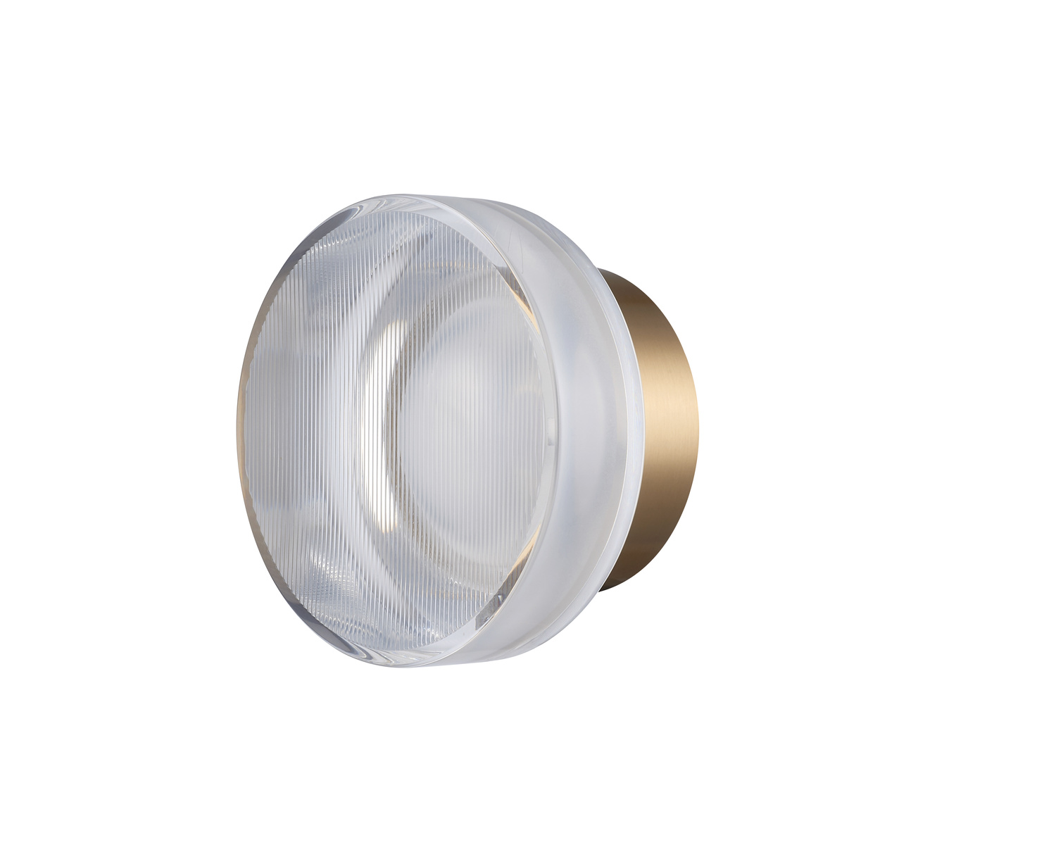 Lampa ścienna CARMELLO LED transparentna złota 13,5 cm - obrazek 9