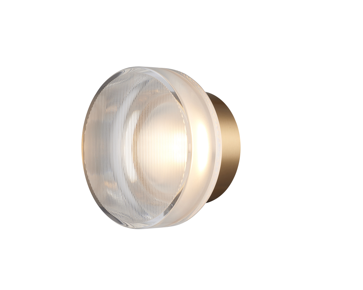 Lampa ścienna CARMELLO LED transparentna złota 13,5 cm - obrazek 10