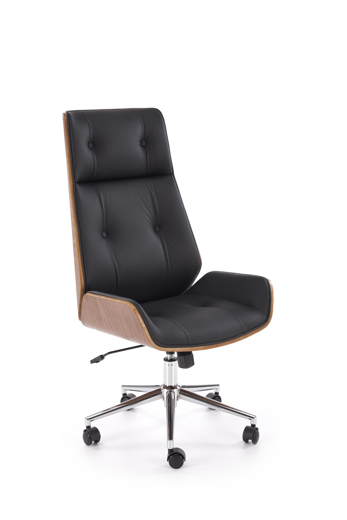 WEBSTER fotel gabinetowy orzechowy/czarny - obrazek 12