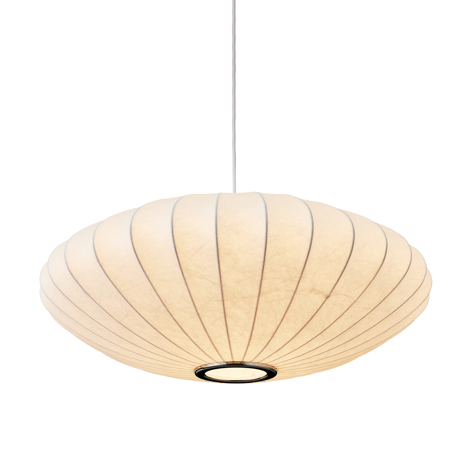 Lampa wisząca SILK FLAT biała 60 cm - obrazek 6