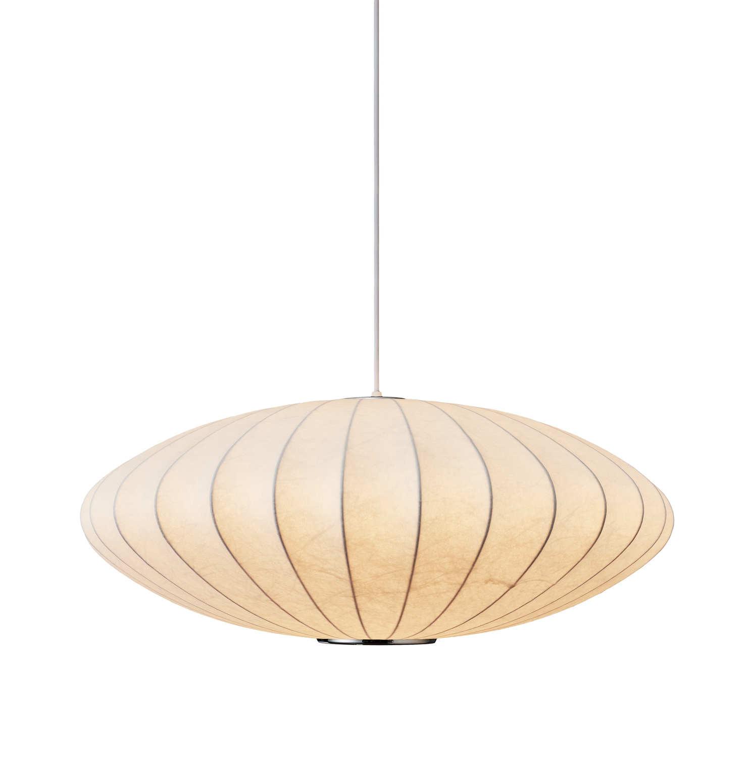 Lampa wisząca SILK FLAT biała 60 cm - obrazek 9