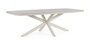 BIZZOTTO stół ogrodowy ISACCO PELICAN 240x110 beżowy