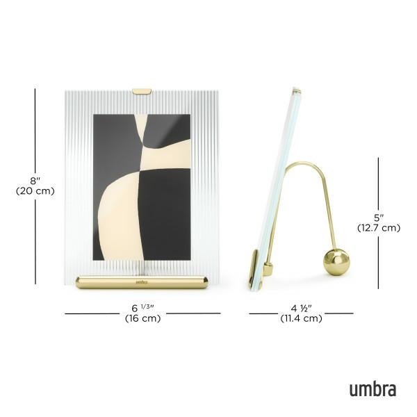 UMBRA ramka na zdjęcia FLUTE 4x6 złota - obrazek 11