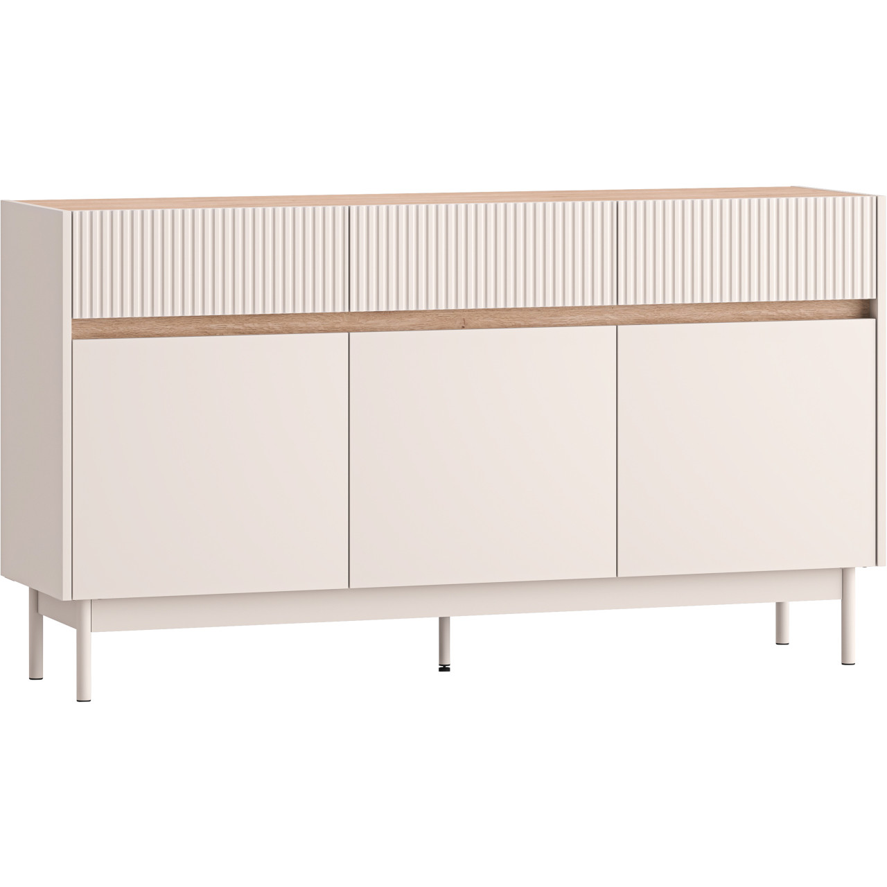 Komoda ERMITE 05 kaszmir / dąb cremona