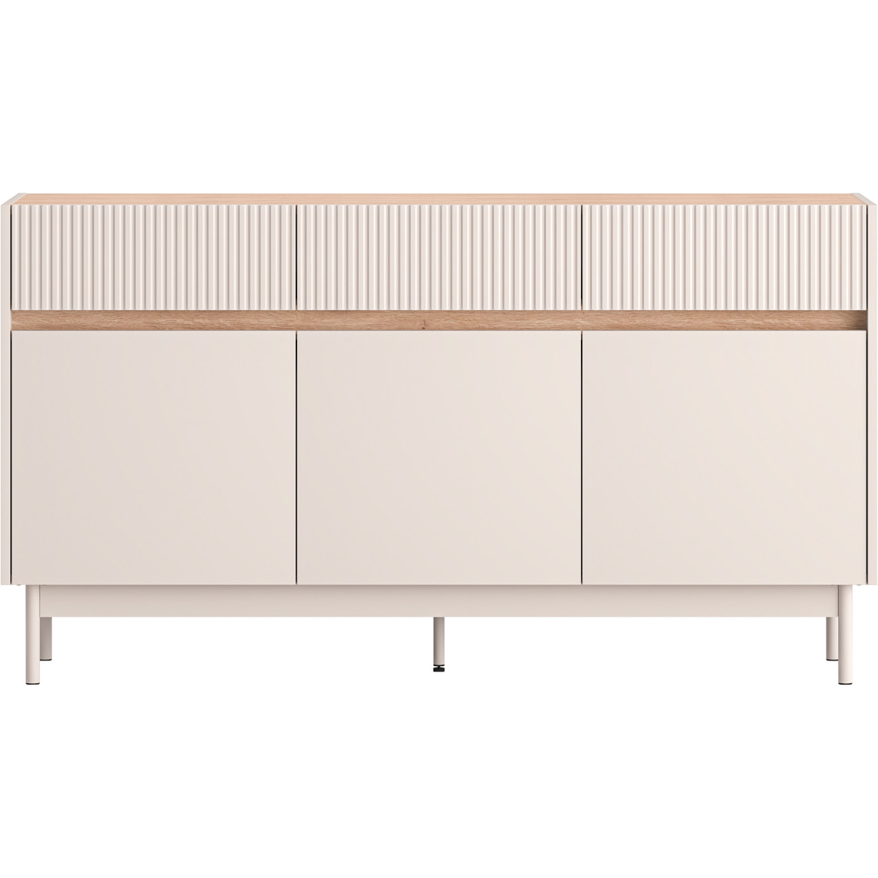 Komoda ERMITE 05 kaszmir / dąb cremona - obrazek 3