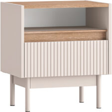 Szafka nocna ERMITE 08 kaszmir / dąb cremona