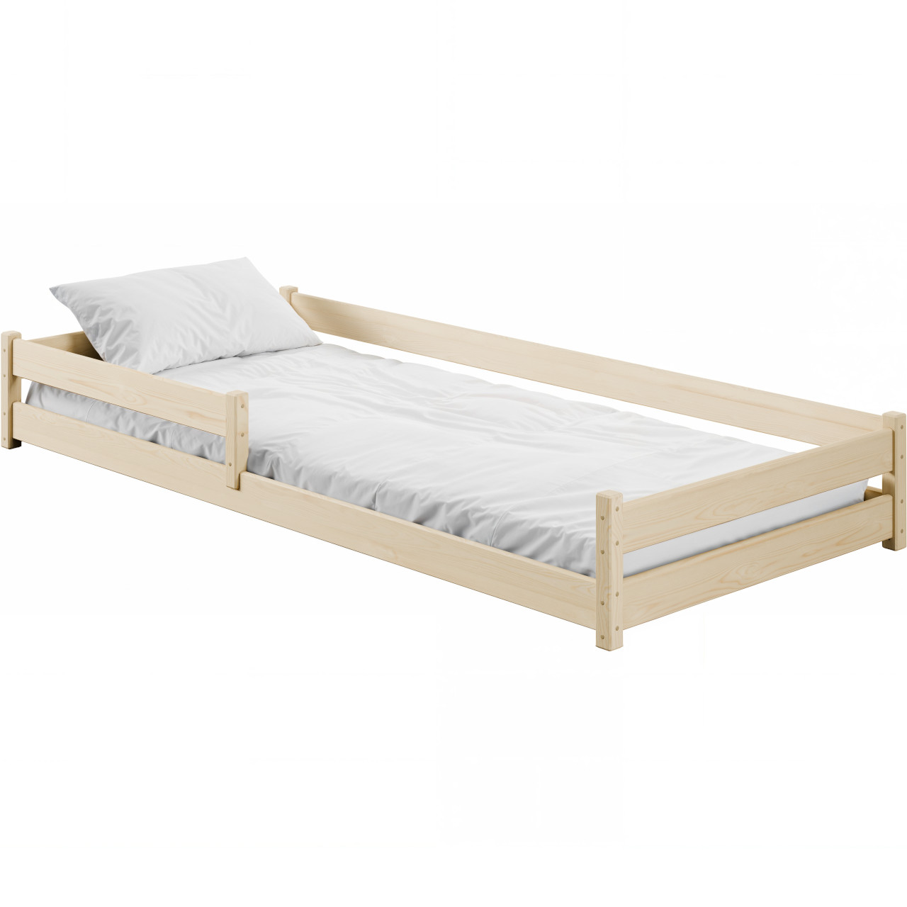 Drewniane łóżko SILA 90x200 - obrazek 4