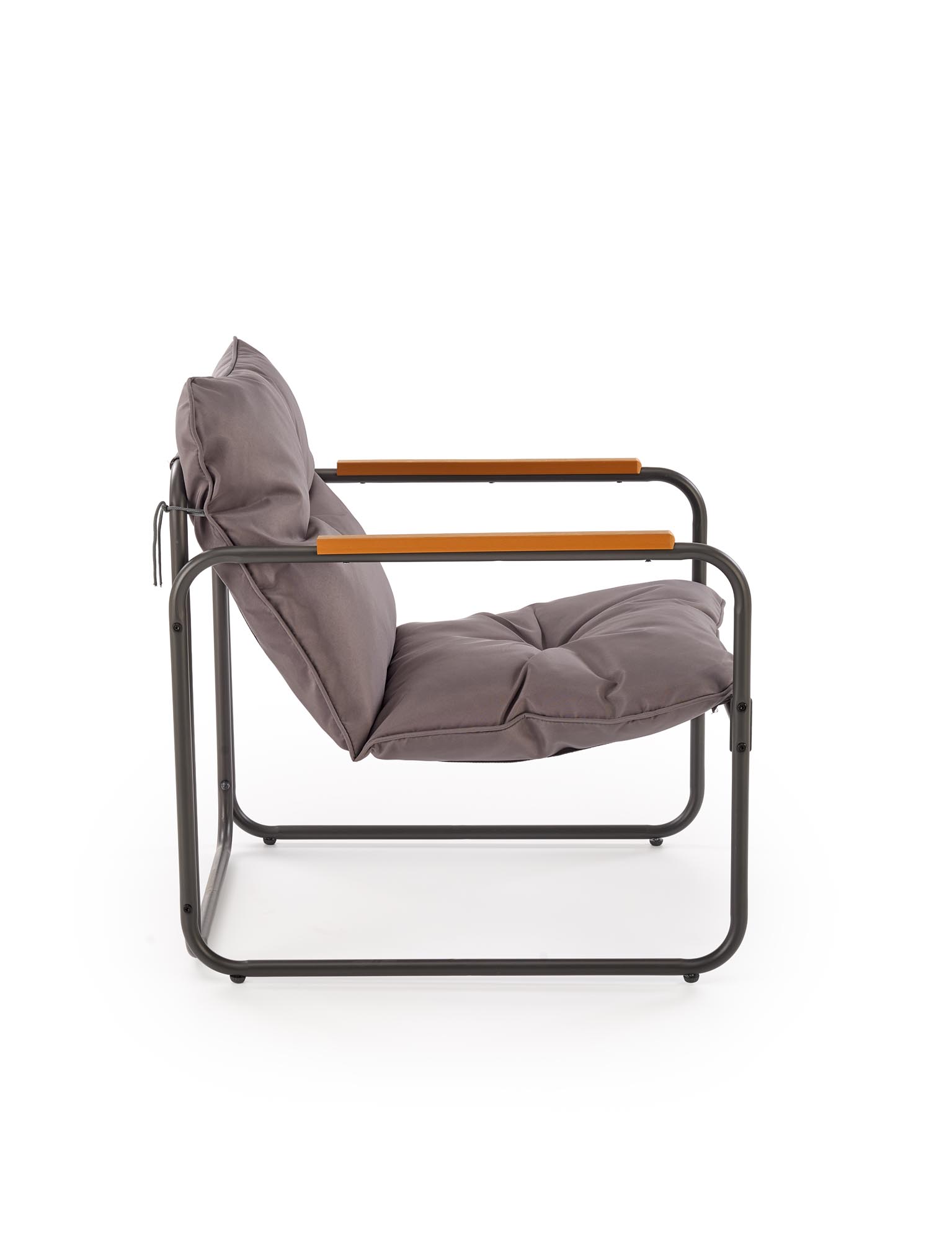 HUDSON, zestaw ogrodowy ( sofa, fotel 2x, ława ), popielaty / brązowy - obrazek 13