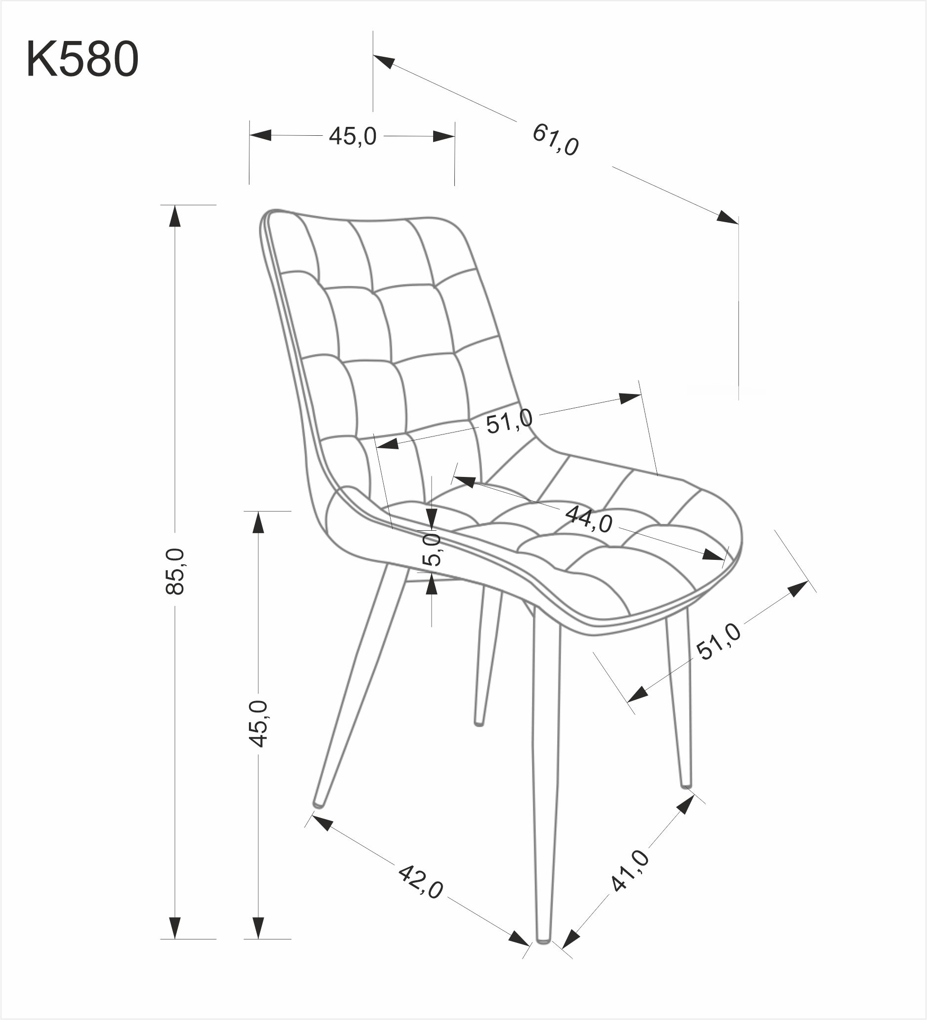 K580 krzesło, beżowy - obrazek 11