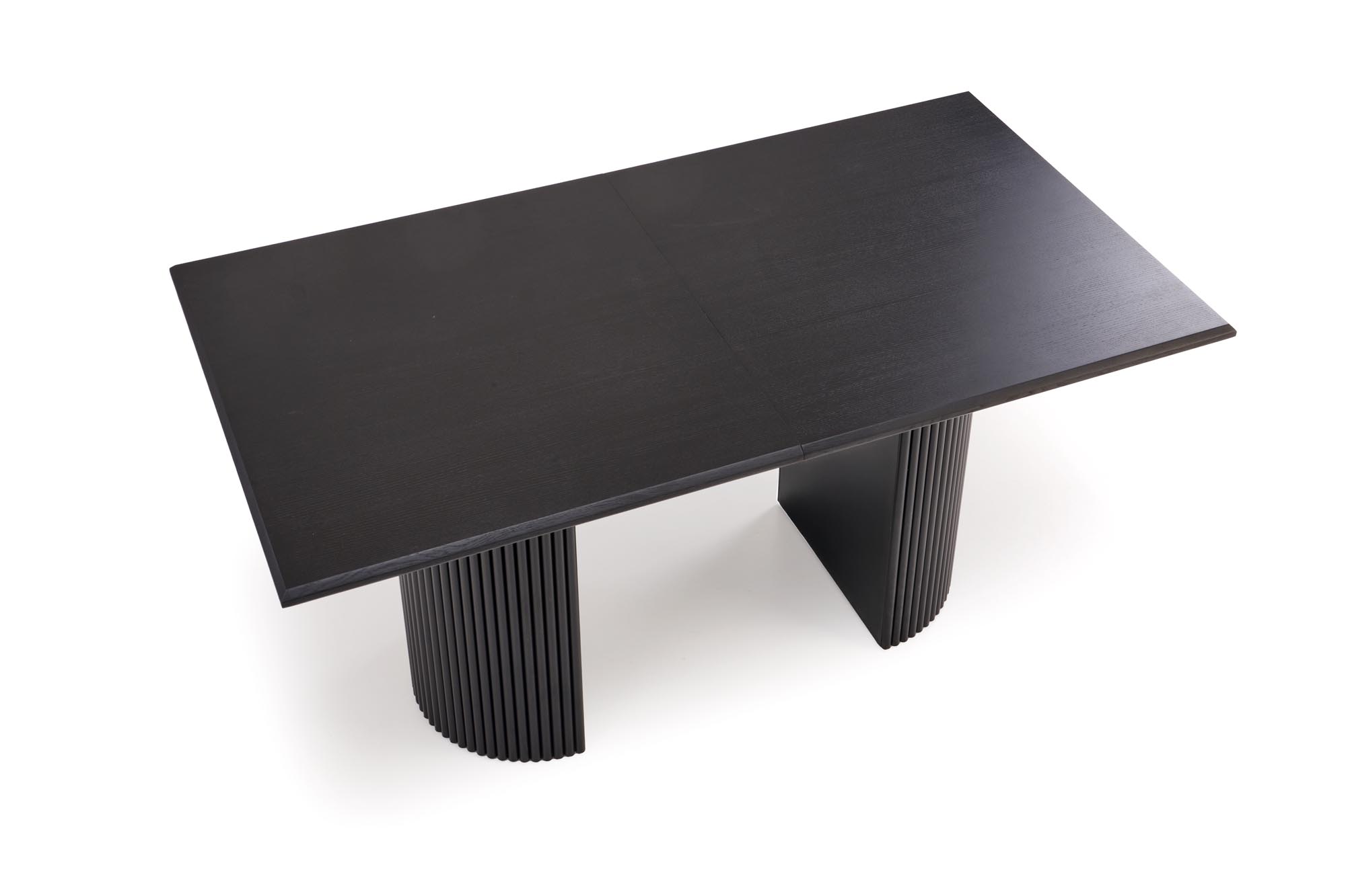 BOLERO stół rozkładany 160-250x90x78 cm dąb naturalny/czarny - obrazek 7