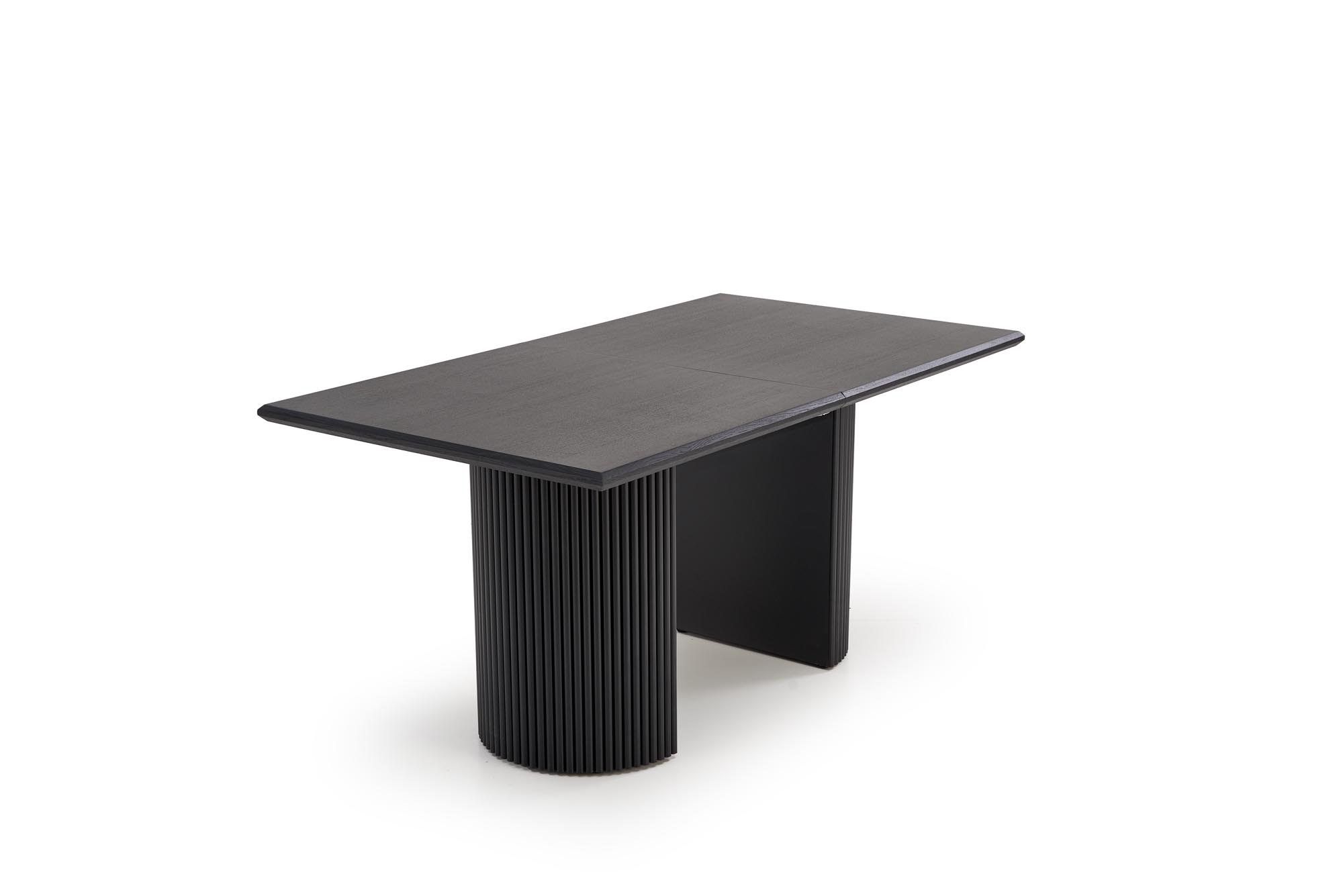 BOLERO stół rozkładany 160-250x90x78 cm dąb naturalny/czarny - obrazek 8