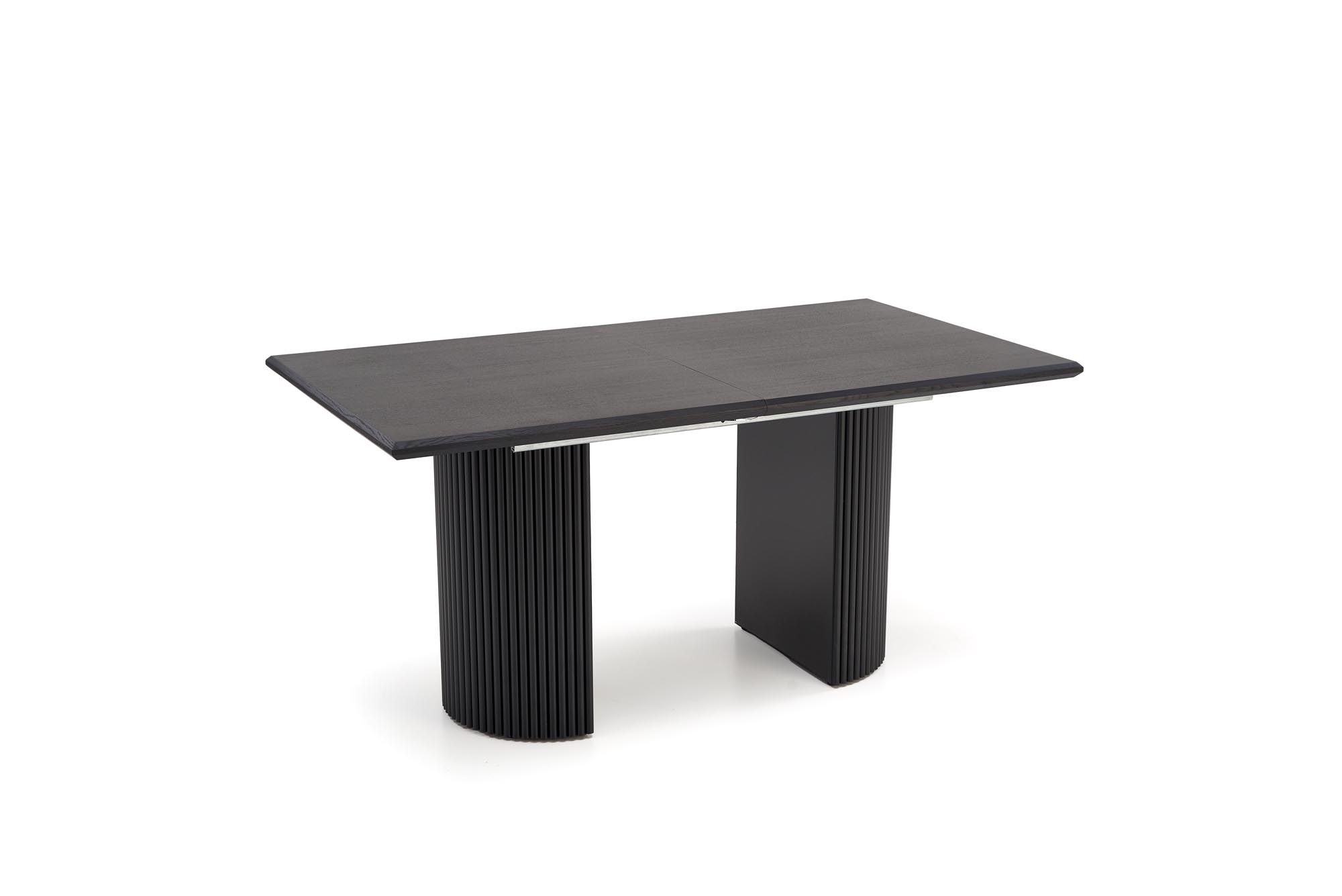 BOLERO stół rozkładany 160-250x90x78 cm dąb naturalny/czarny - obrazek 9