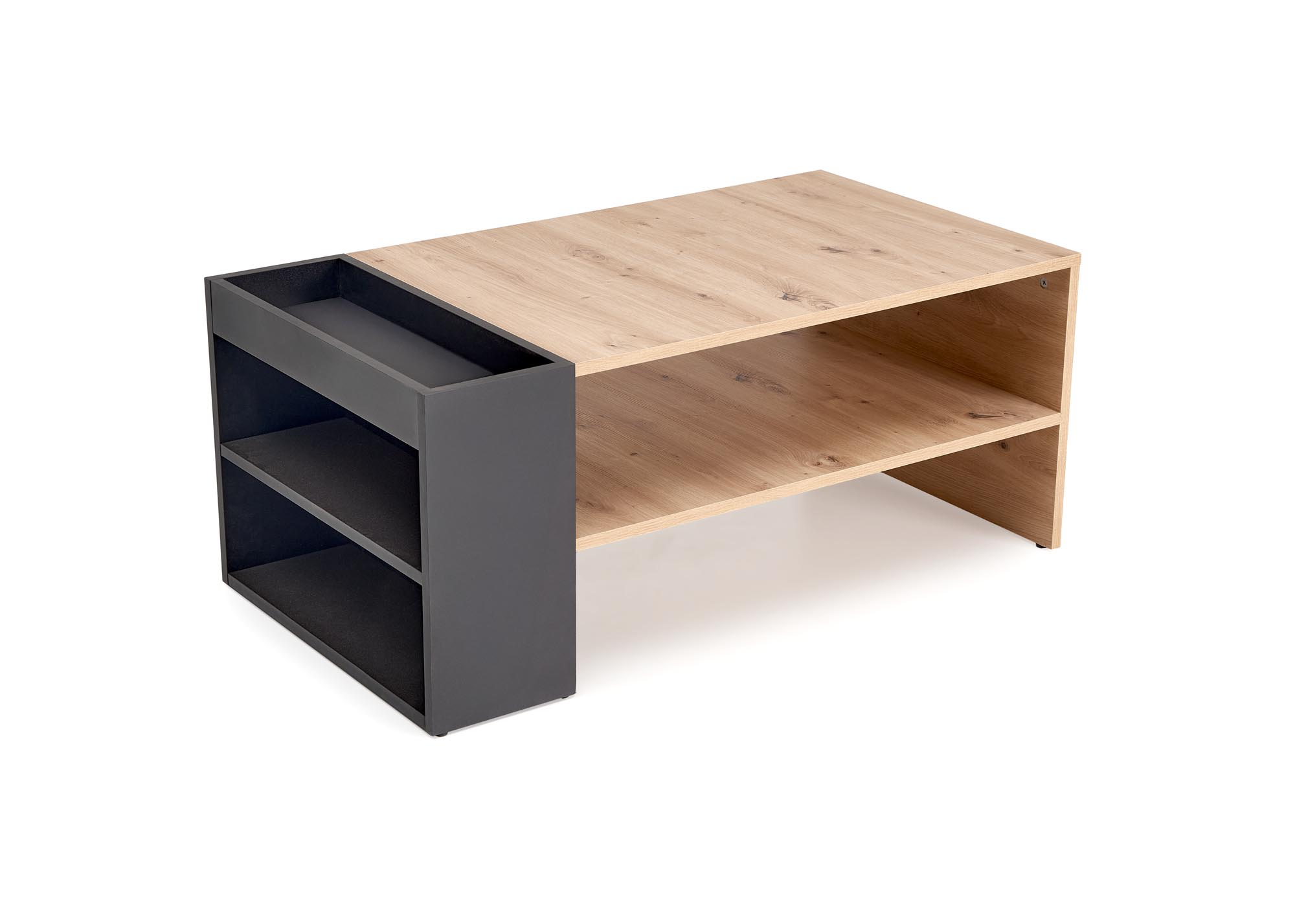 MURCIA ława, dąb artisan / czarny - obrazek 3