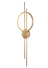 Lampa ścienna ECLIPTICA LED złota 100 cm