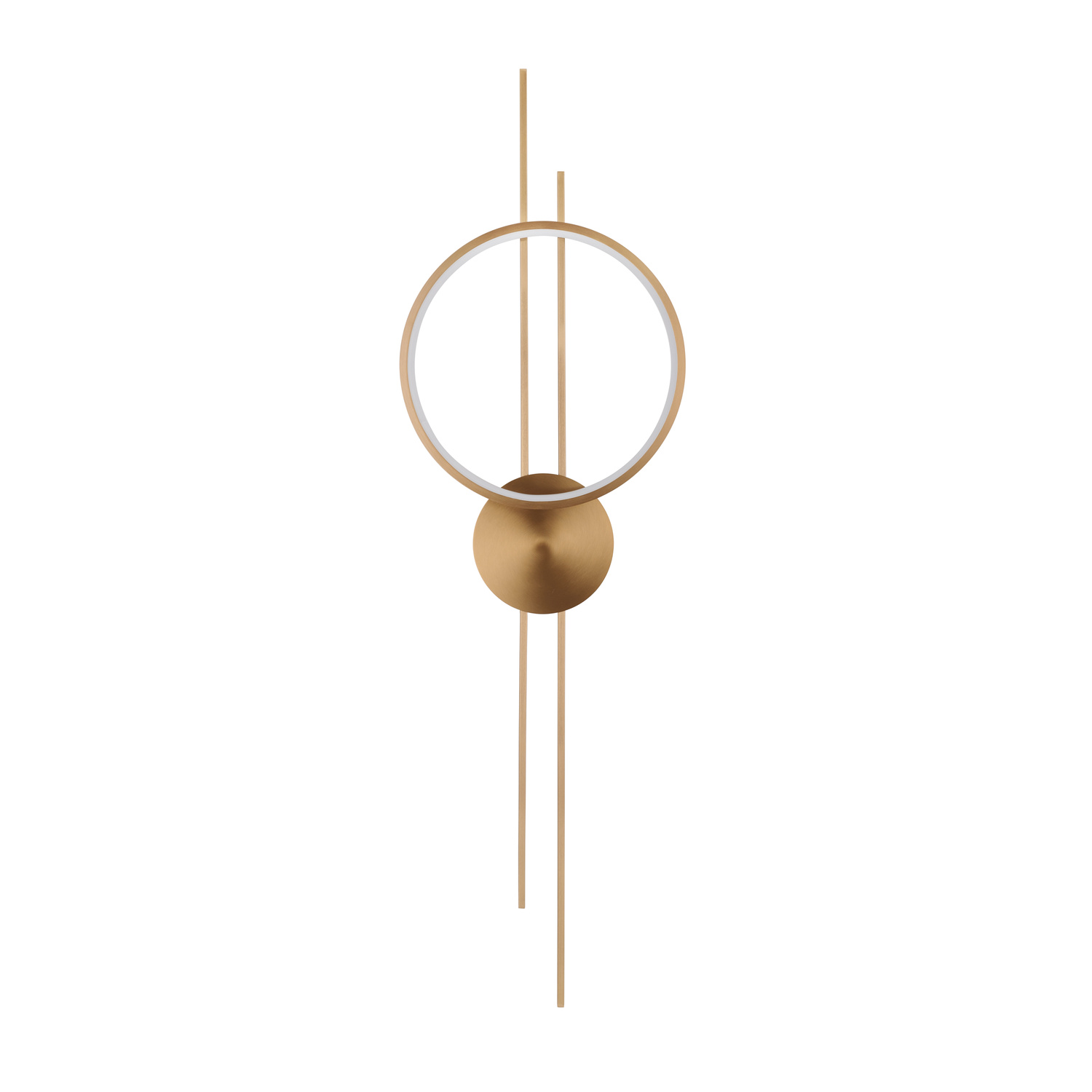 Lampa ścienna ECLIPTICA LED złota 100 cm - obrazek 3