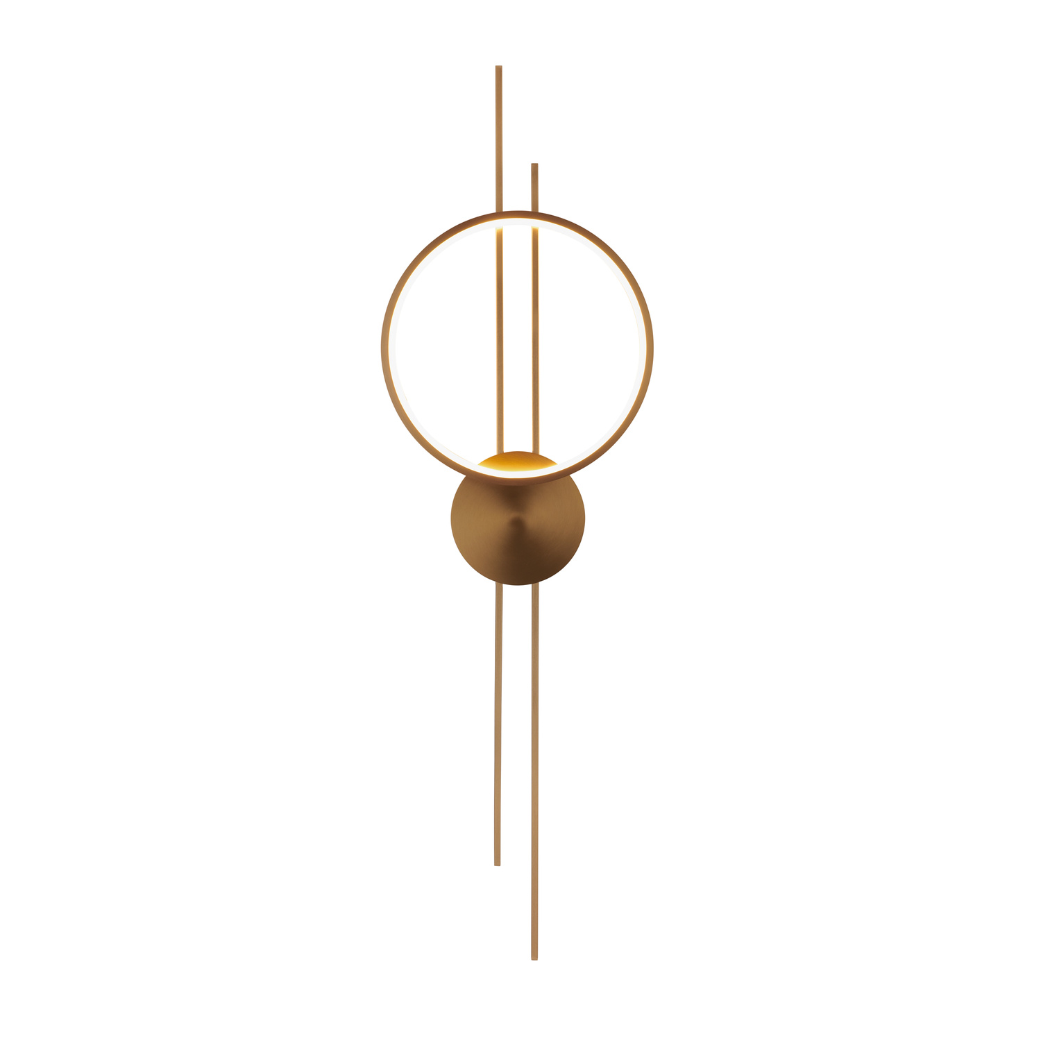 Lampa ścienna ECLIPTICA LED złota 100 cm - obrazek 9