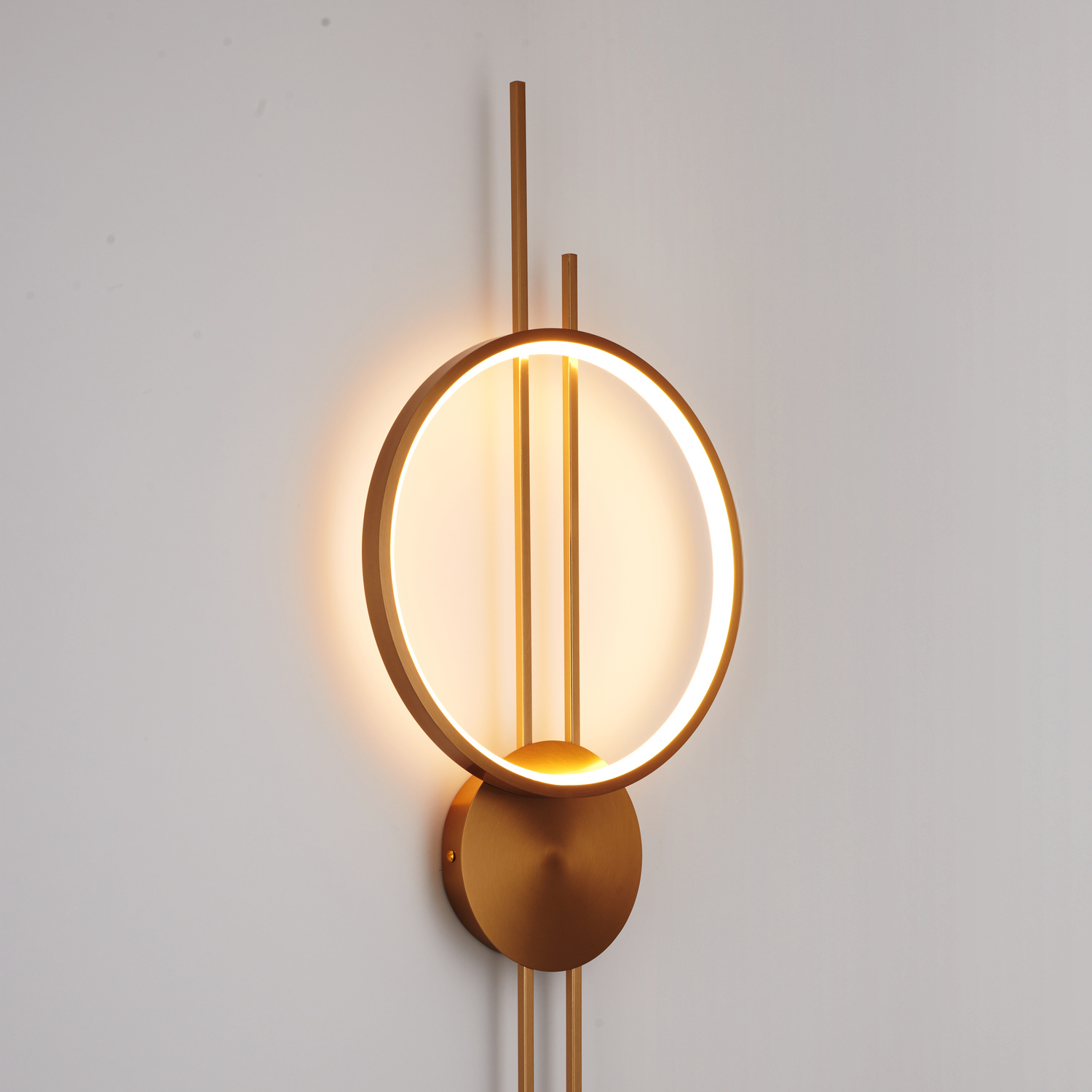 Lampa ścienna ECLIPTICA LED złota 100 cm - obrazek 14