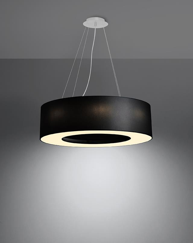 Żyrandol SATURNO 70 czarny - obrazek 3