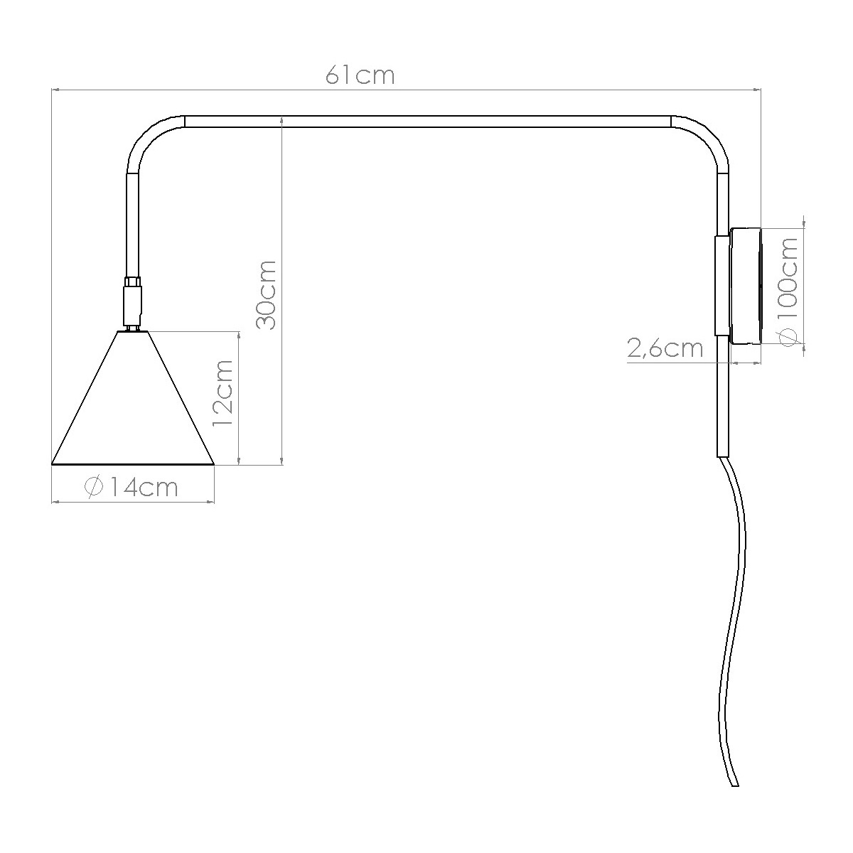Kinkiet NOX złoty - obrazek 11