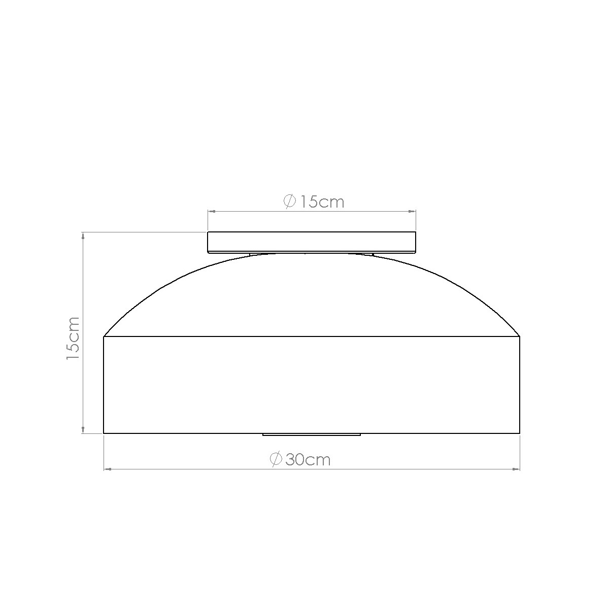 Plafon OMIQ ochra czerwona - obrazek 9