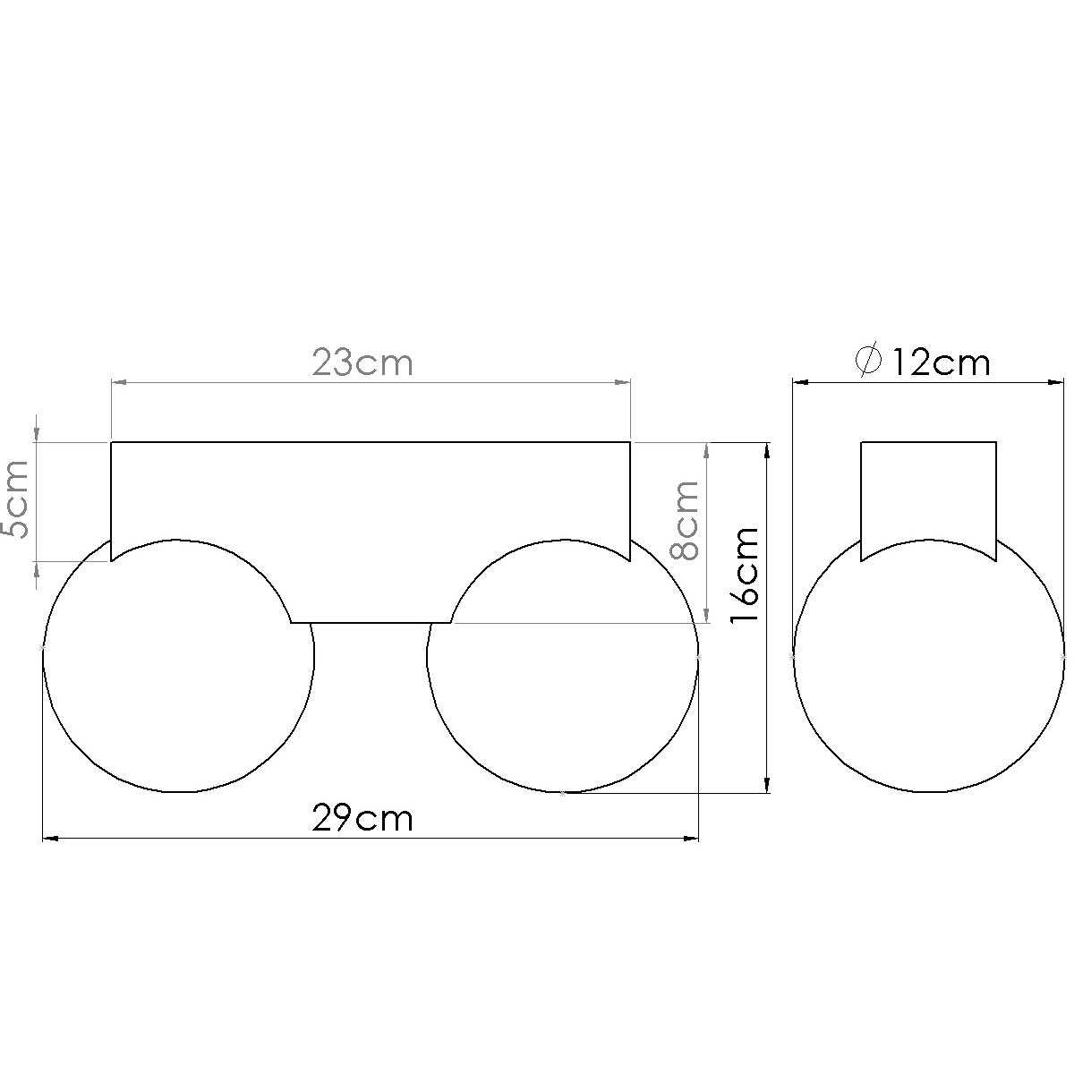 Plafon BULBO 2 naturalne drewno - obrazek 10