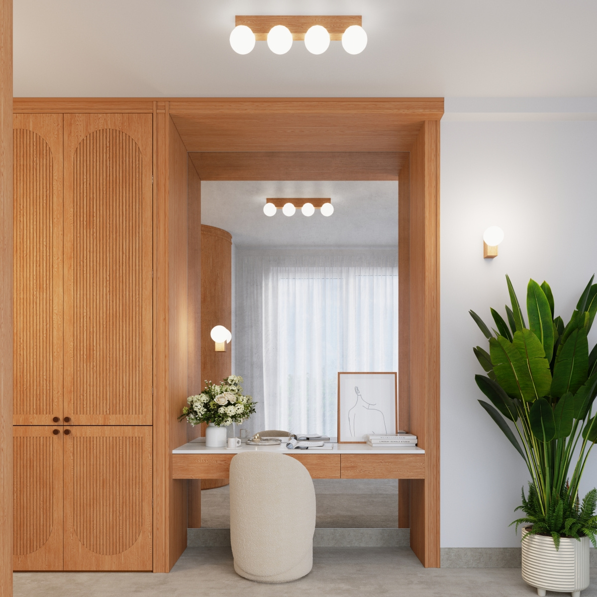 Plafon BULBO 2 naturalne drewno - obrazek 12