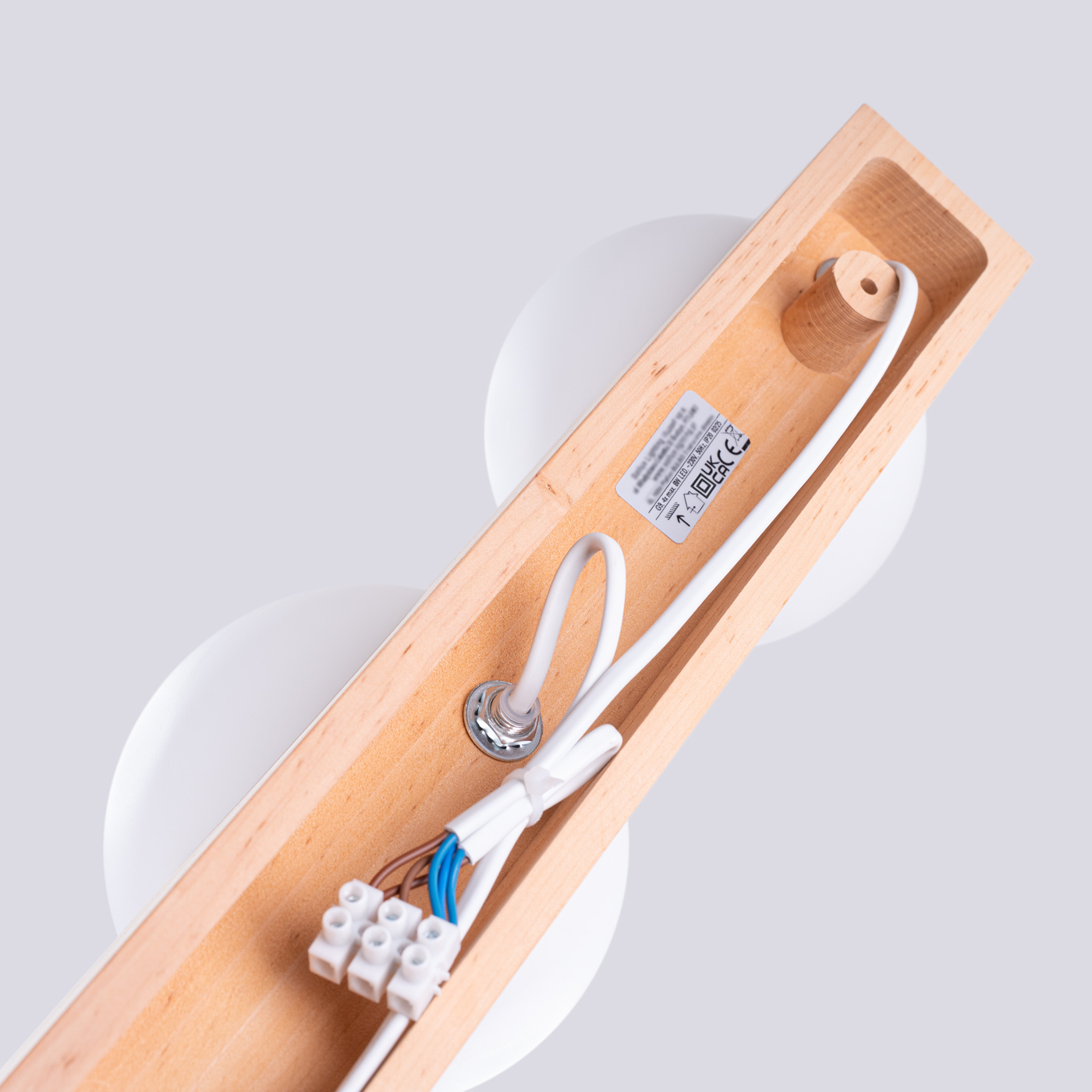 Plafon BULBO 4 naturalne drewno - obrazek 8