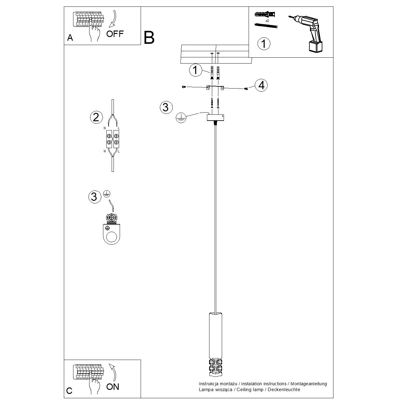 Lampa wisząca LIRO 1 biały - obrazek 12