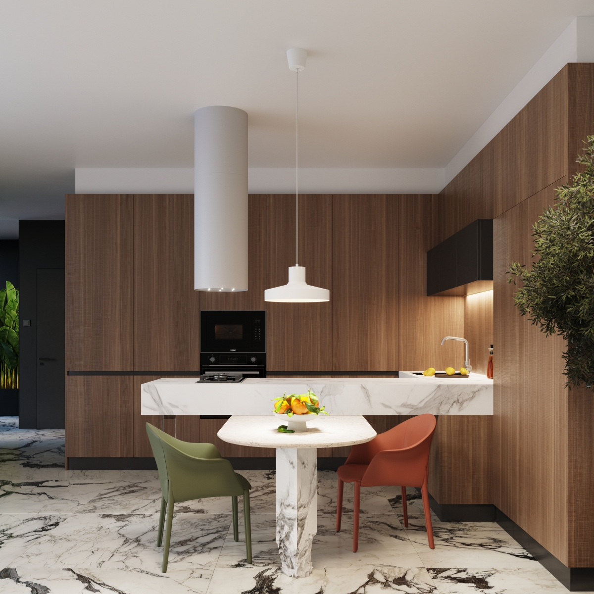 Lampa wisząca BILO biała - obrazek 13