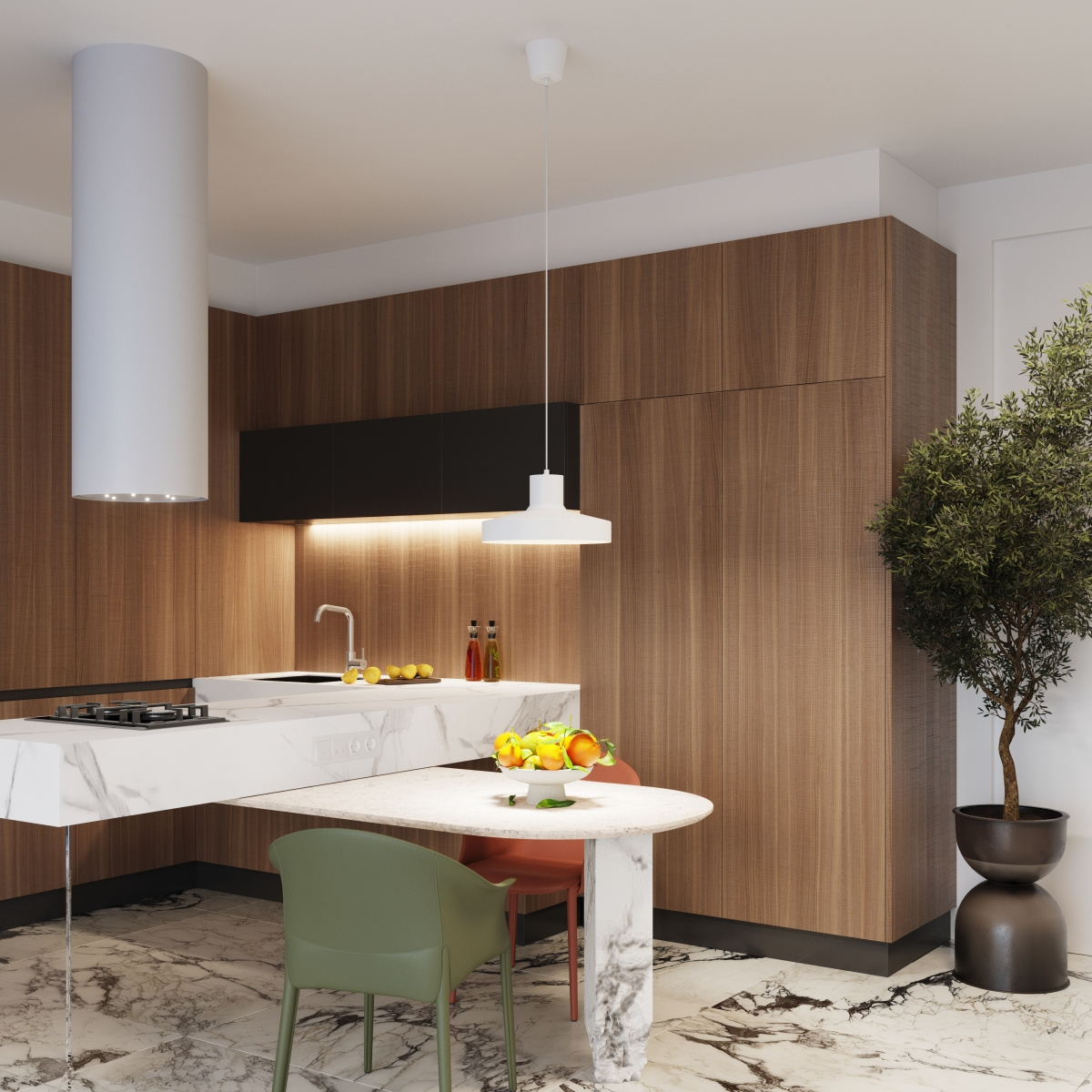 Lampa wisząca BILO biała - obrazek 14