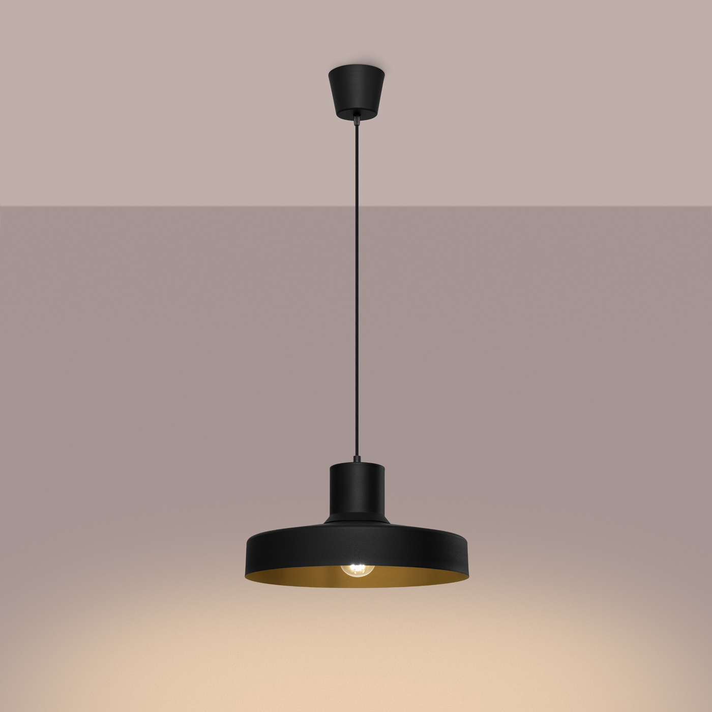 Lampa wisząca BILO czarna - obrazek 4