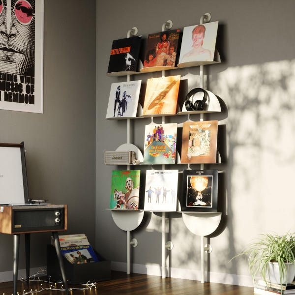 UMBRA regulowane półki ścienne SOLIS beżowe - obrazek 9