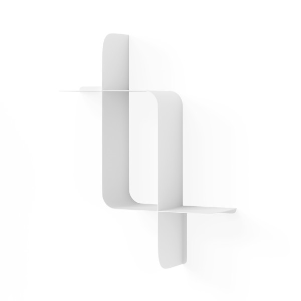 UMBRA zestaw 2 półek ściennych MONTAGE biały - obrazek 4