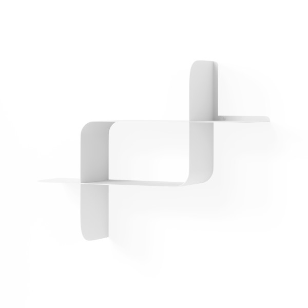 UMBRA zestaw 2 półek ściennych MONTAGE biały - obrazek 5